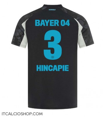 Bayer Leverkusen Piero Hincapie #3 Terza Maglia 2024-25 Manica Corta